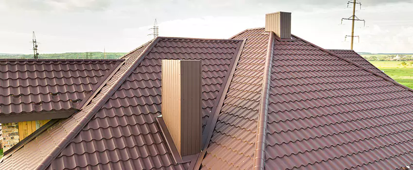 Residential Chimney Flashing Restoration in Rutherford, NJ