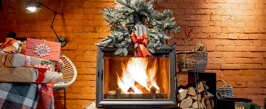 Travis Industries Linear Gas Fireplace Installation in Rutherford, New Jersey