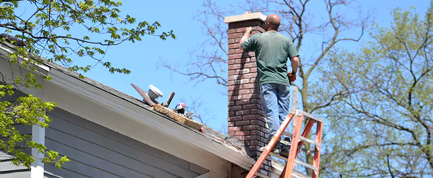 Vinyl and PVC Chimney Flashing Installation in Rutherford, NJ