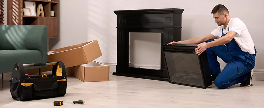 Old Rusted Metal Fireplace Repair And Replacement in Rutherford, NJ